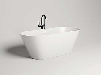 Ванна из литьевго мрамора Salini MONA 102912GF 170х72 отдельностоящая овальная